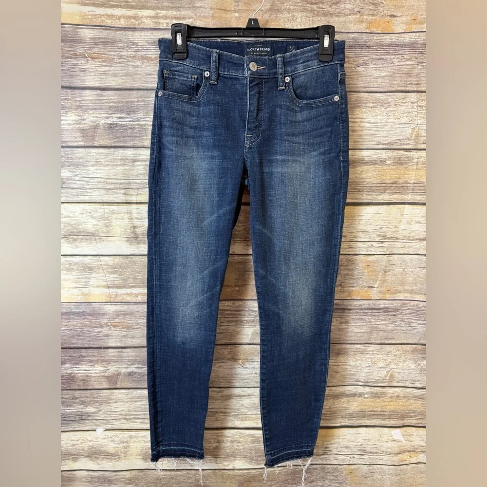 Lucky‎ Brand Jeans Ava Skinny 2 26 Raw Released Hem Stretch